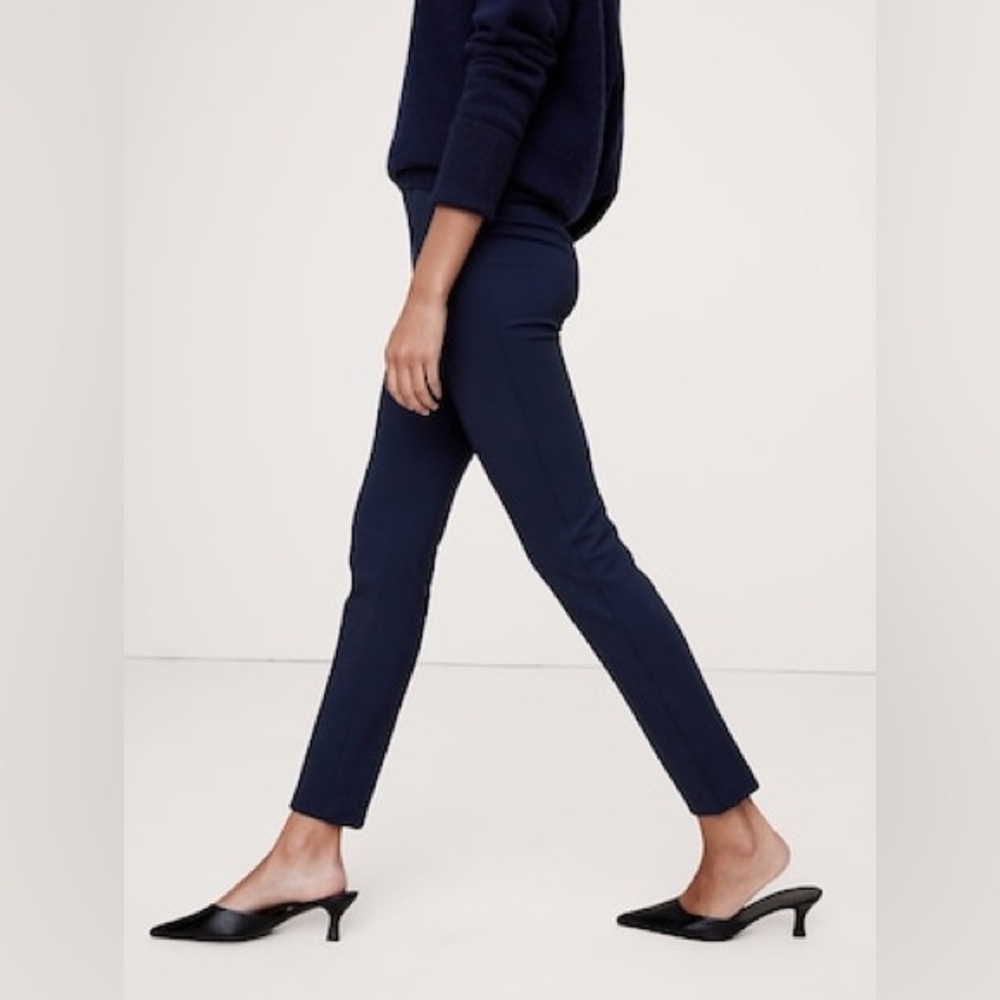 BANANA REPUBLIC High-Rise Skinny Everywhere Ponte Pant SMALL NWT - Picture 2 of 11